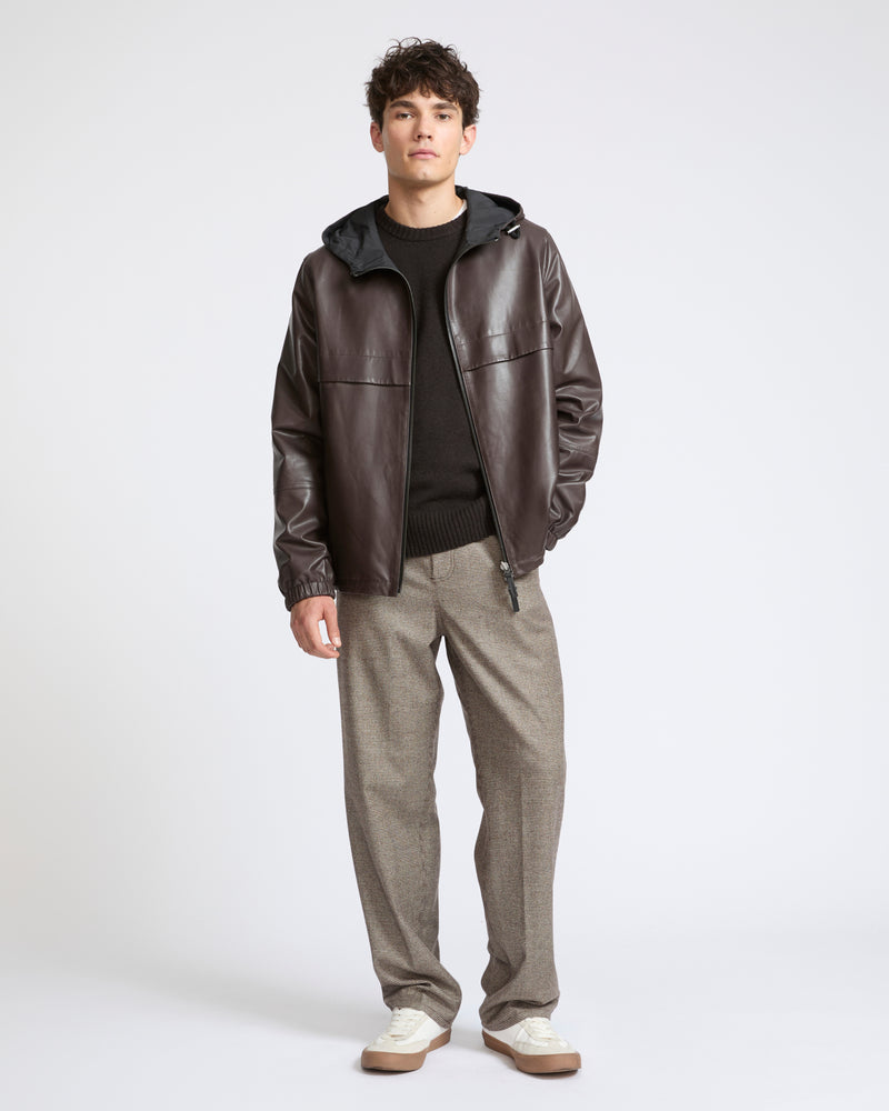 Reversible baby calfskin hoodie jacket - Yves Salomon - New Fall Winter Collection