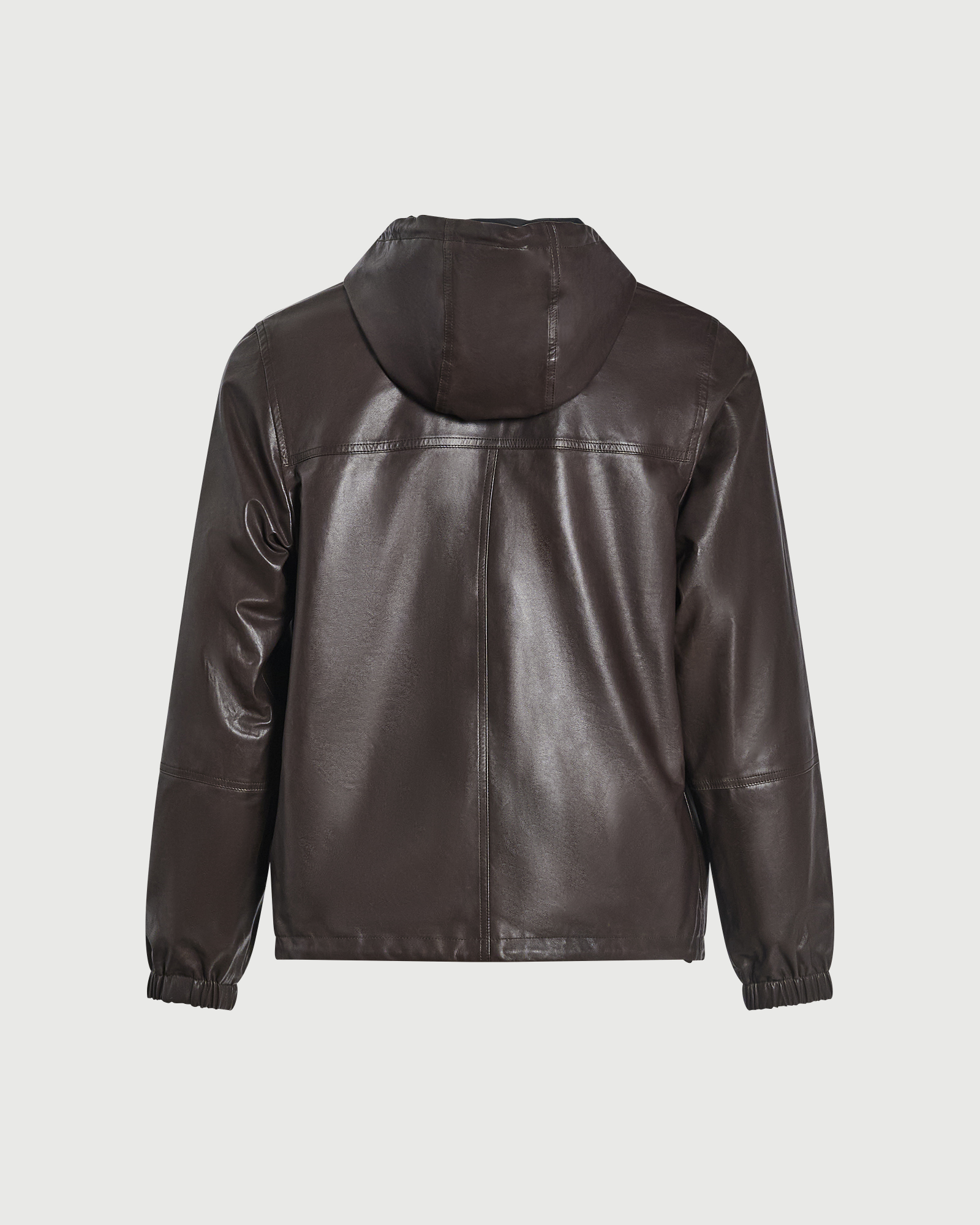 Reversible baby calfskin hoodie jacket - Yves Salomon - New Fall Winter Collection