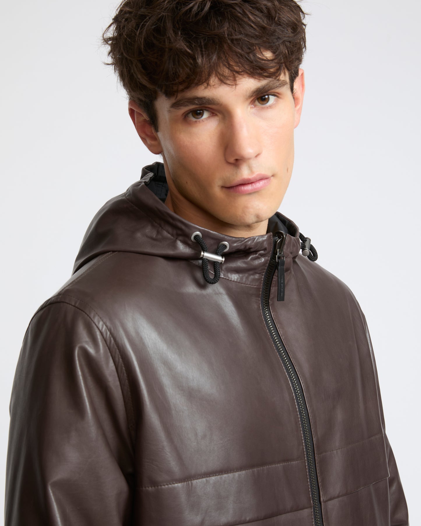 Reversible baby calfskin hoodie jacket - Yves Salomon - New Fall Winter Collection