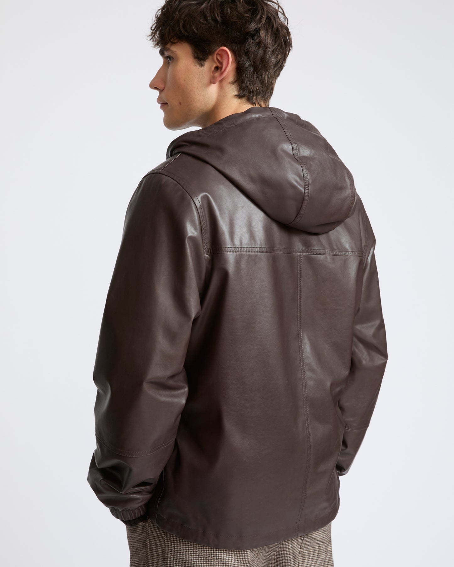 Reversible baby calfskin hoodie jacket - Yves Salomon - New Fall Winter Collection