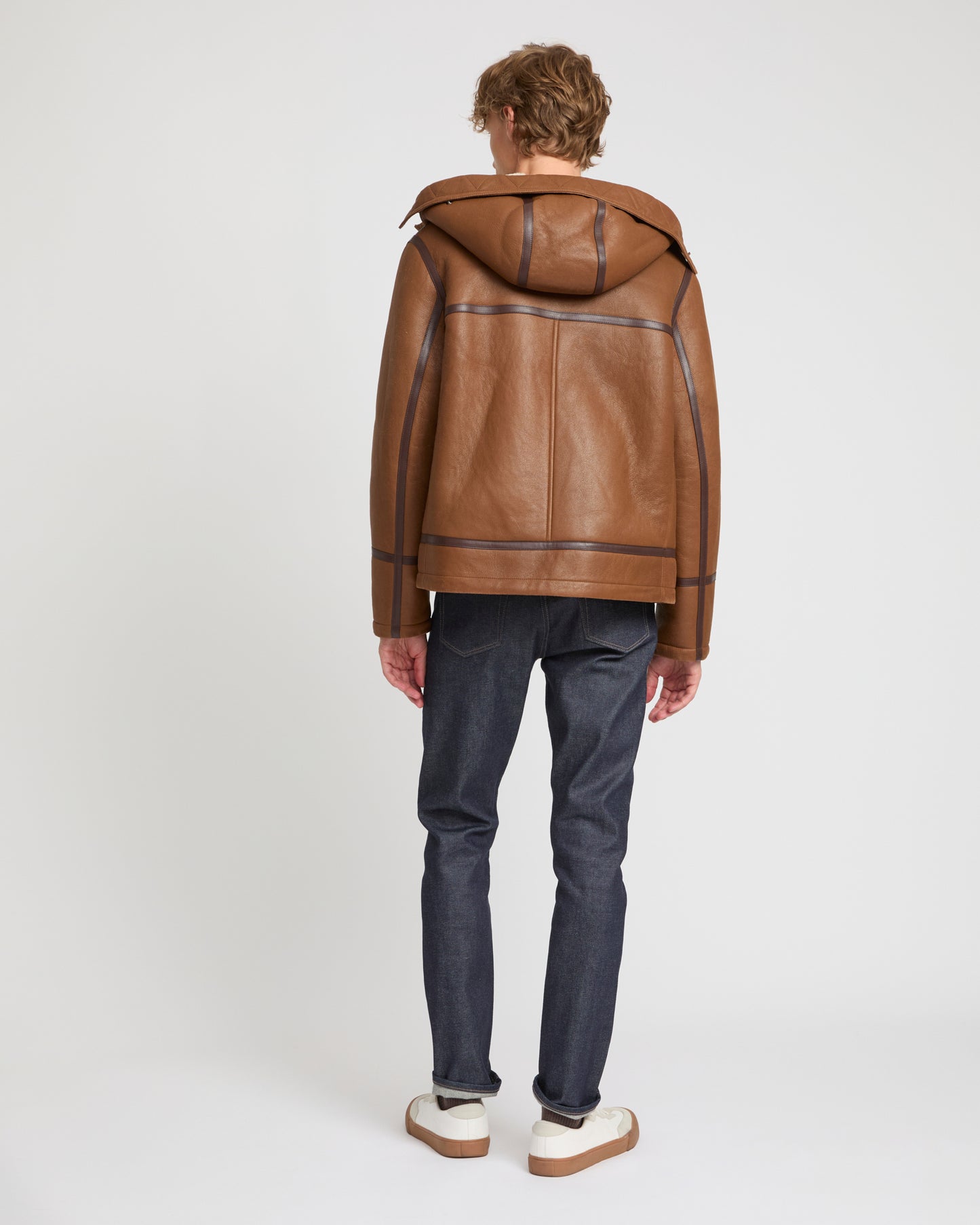 Aviator lambskin shearling hoodie -Yves Salomon