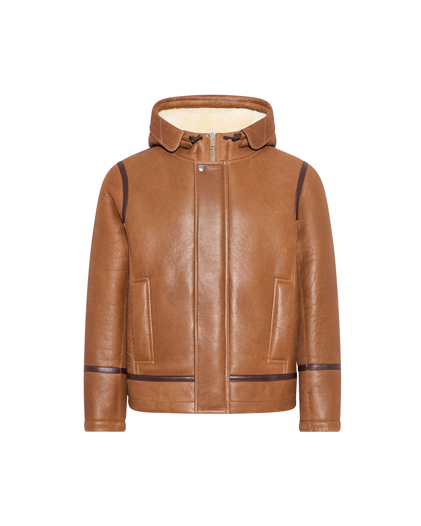 Aviator lambskin shearling hoodie -Yves Salomon