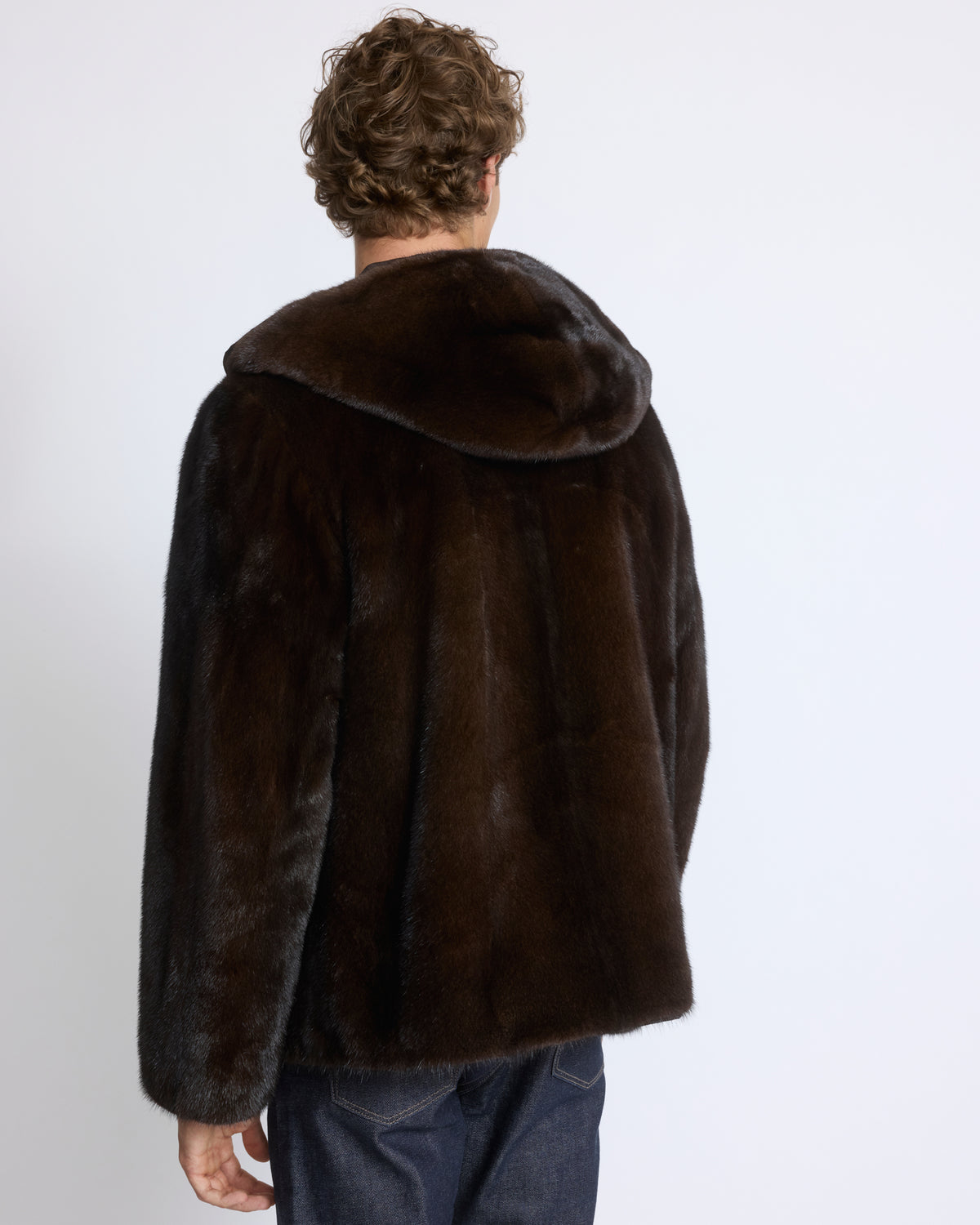 Reversible long-haired mink fur and technical fabric hooded jacket - Yves Salomon - New Fall/Winter Collection
