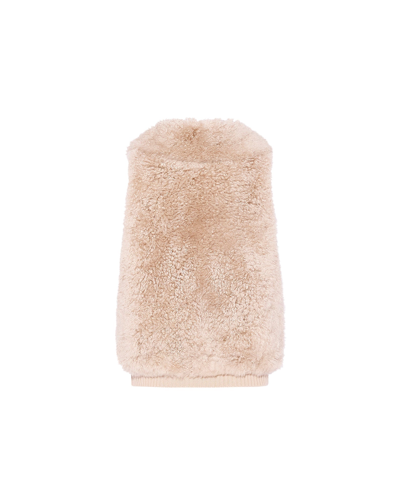 Cashmere lambskin and Merino knit gilet -Yves Salomon