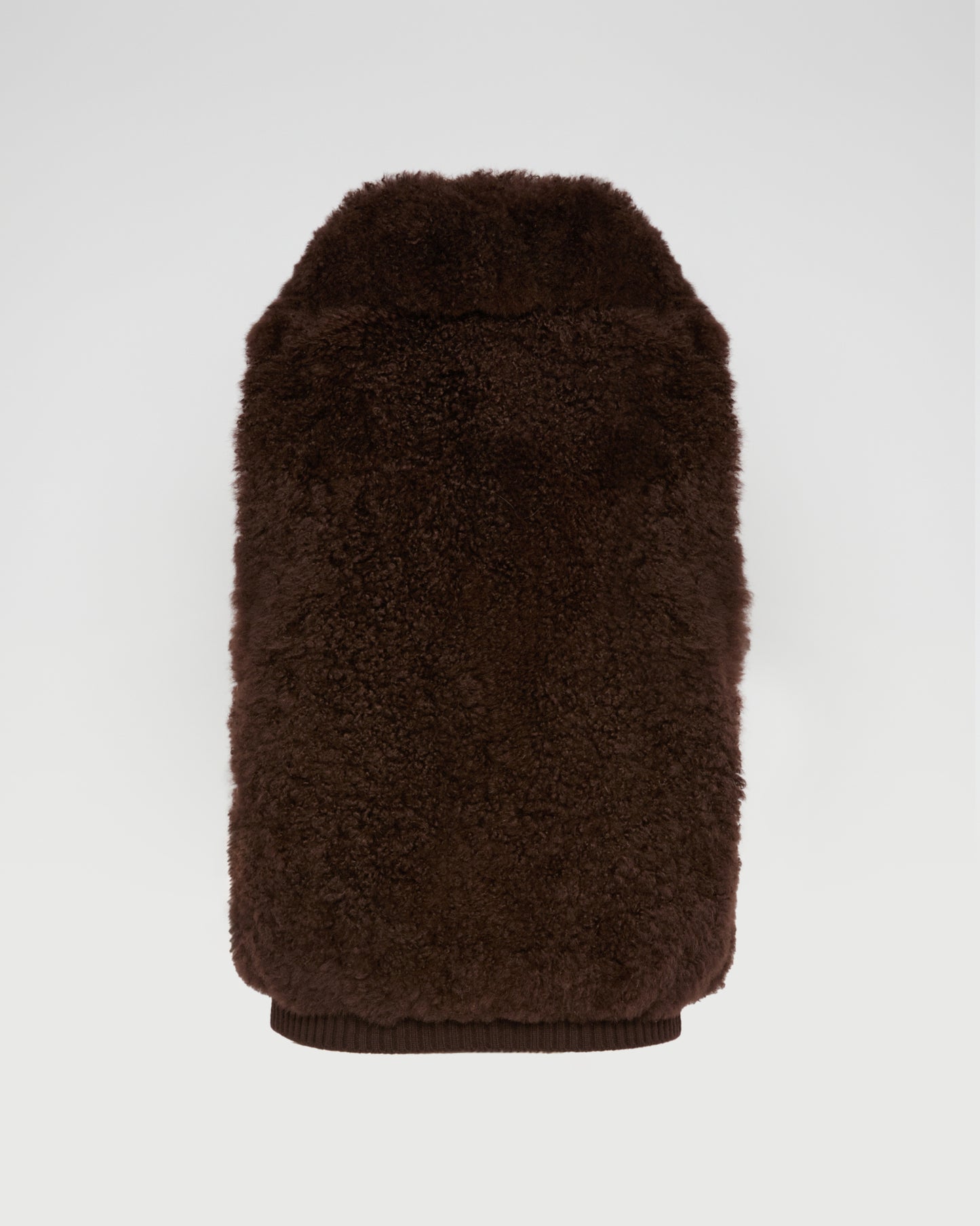 Cashmere lambskin and Merino knit gilet -Yves Salomon