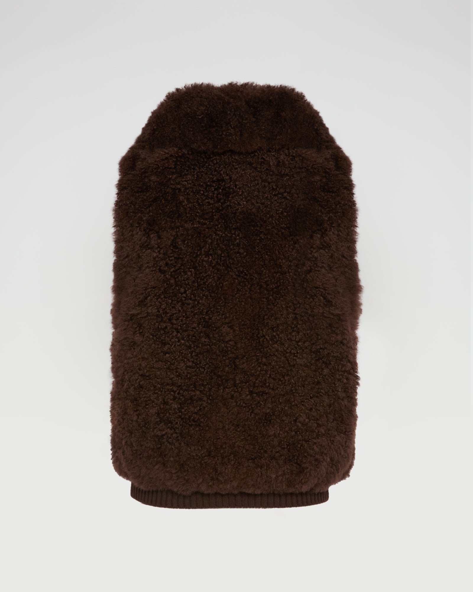 Cashmere lambskin and Merino knit gilet -Yves Salomon