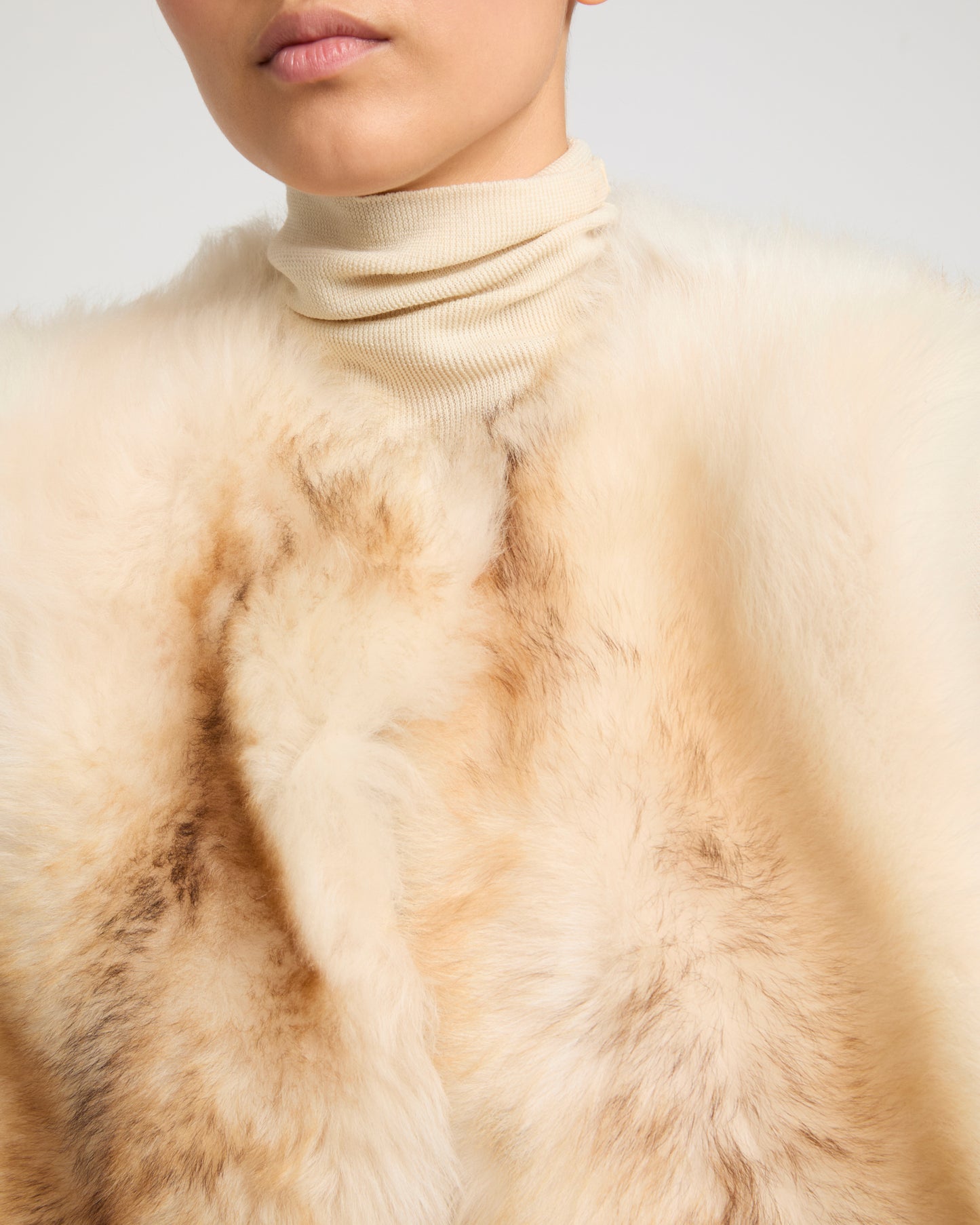 Long Toscana Shearling Vest -Yves Salomon