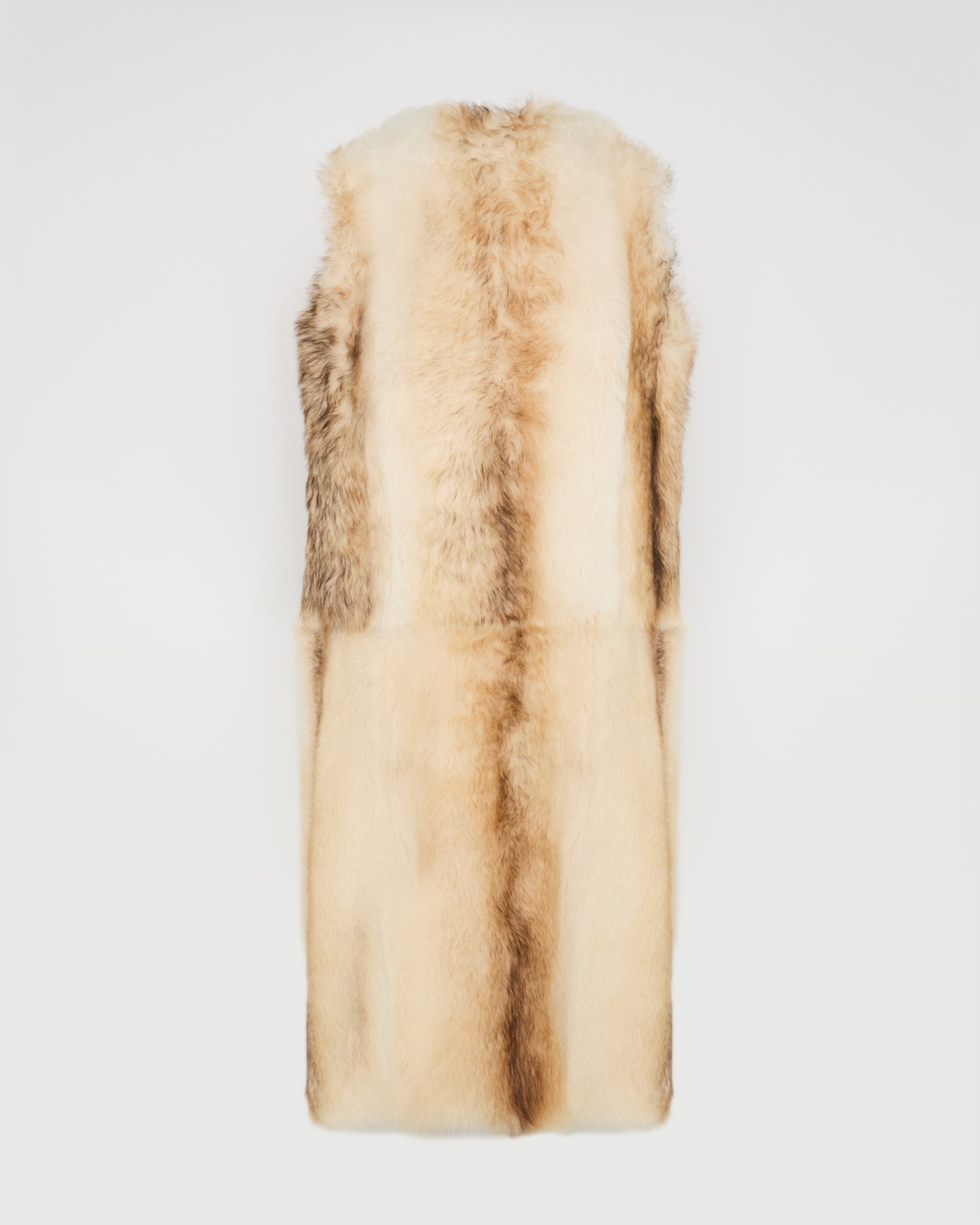 Long Toscana Shearling Vest -Yves Salomon