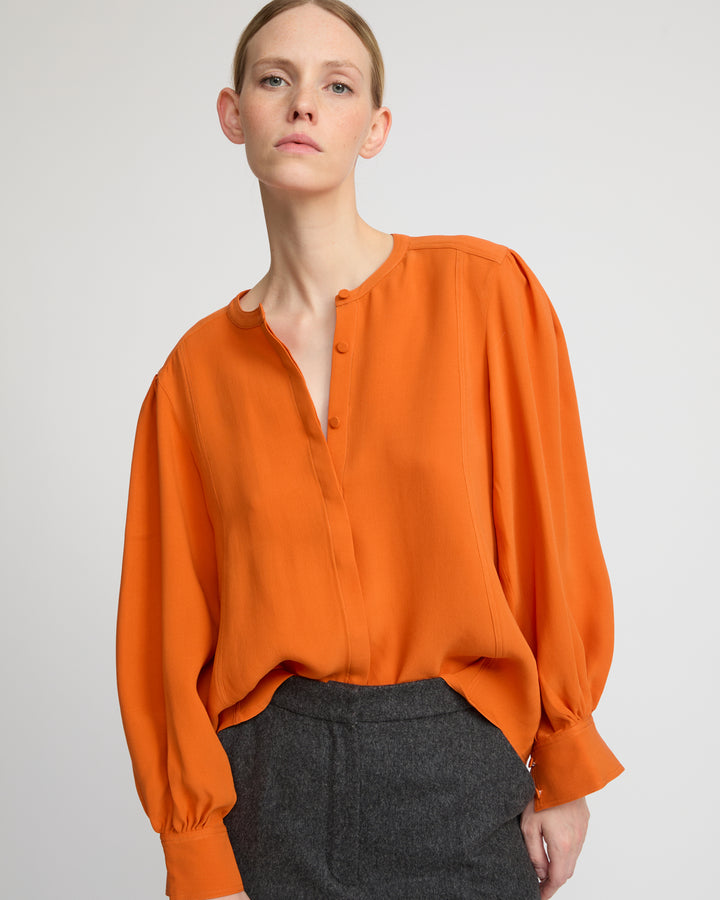 Silk crepe blouse