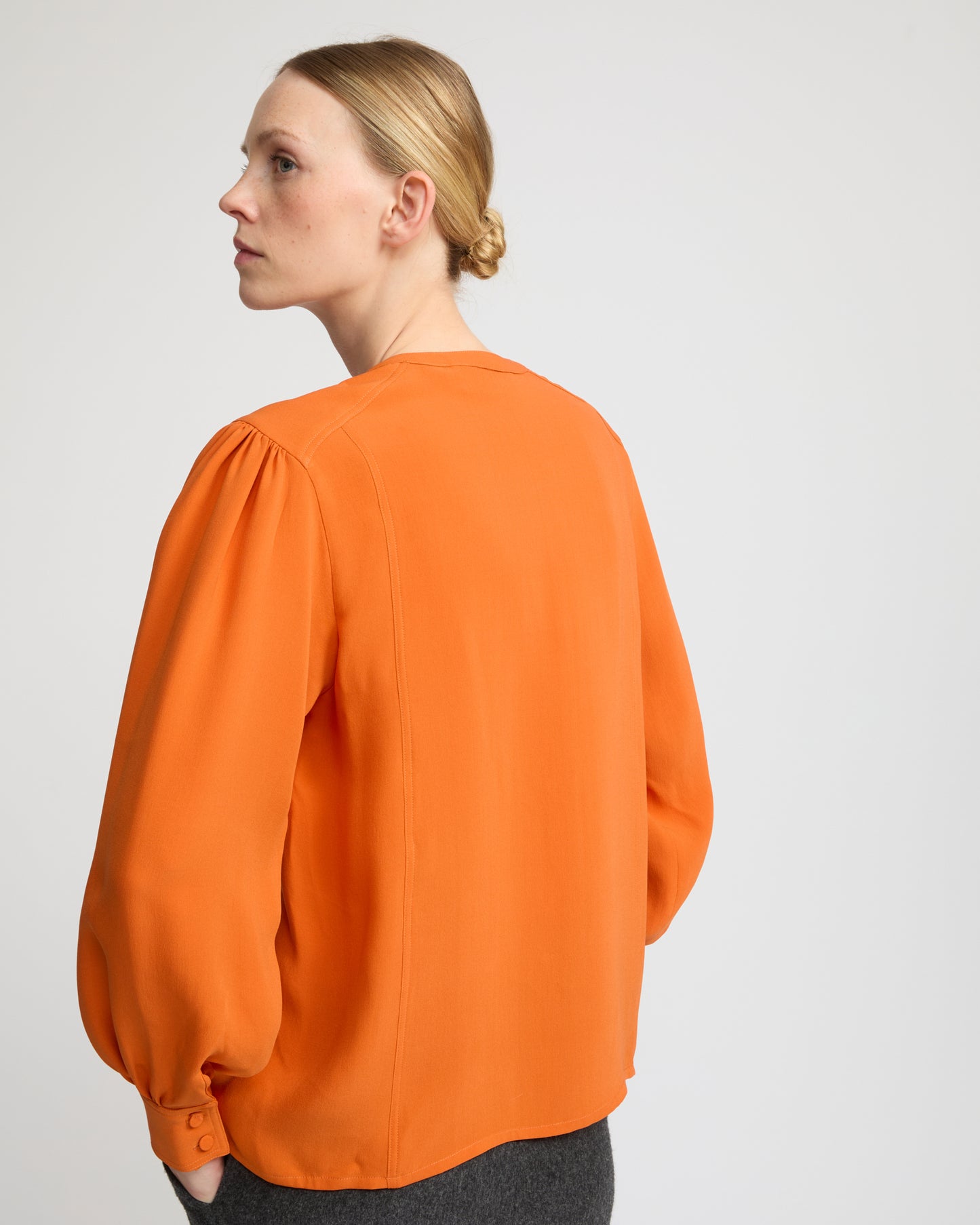 Silk crepe blouse
