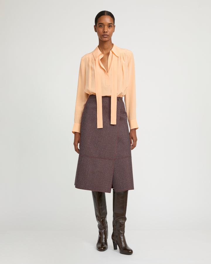 Light silk crepe blouse