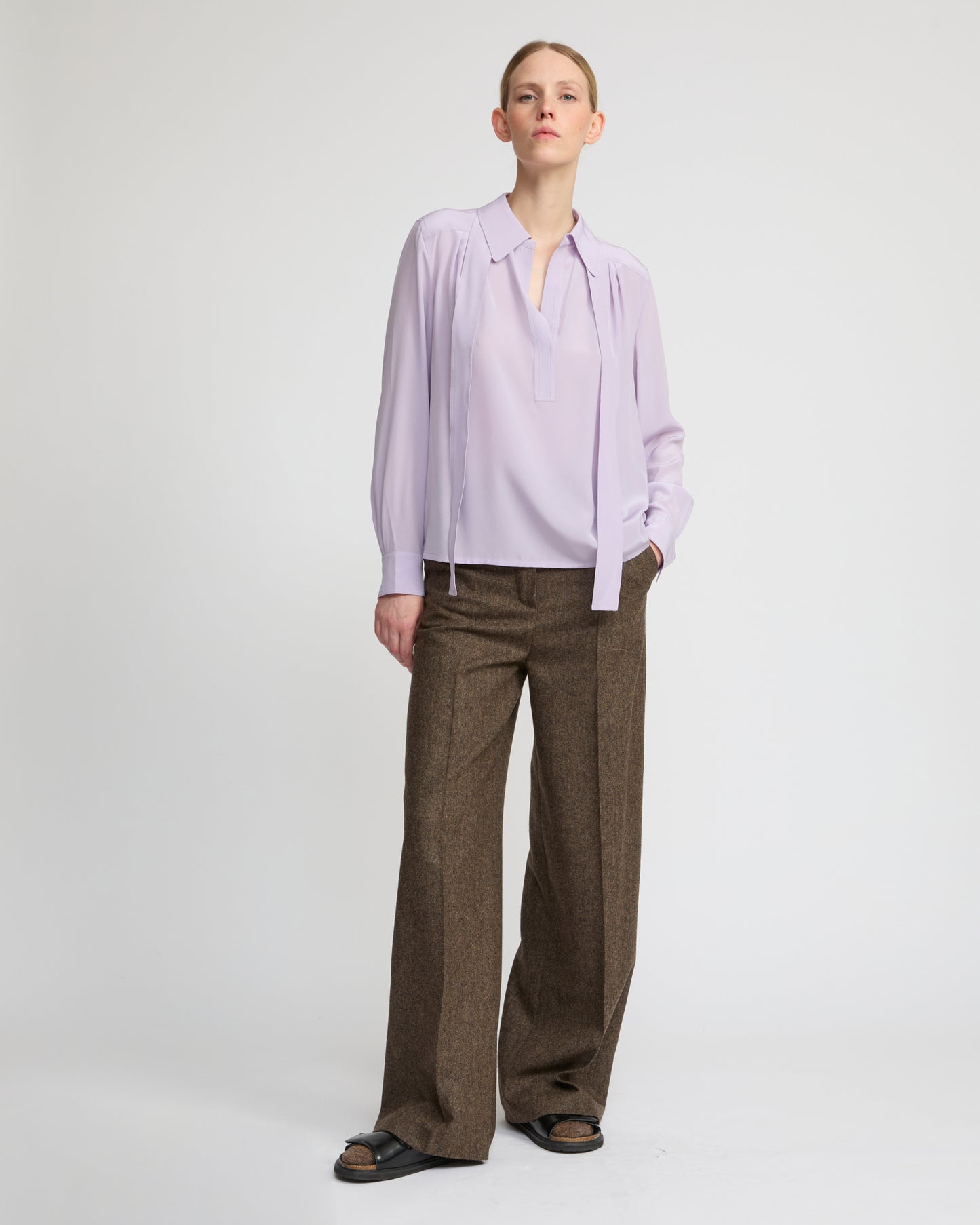 Light silk crepe blouse