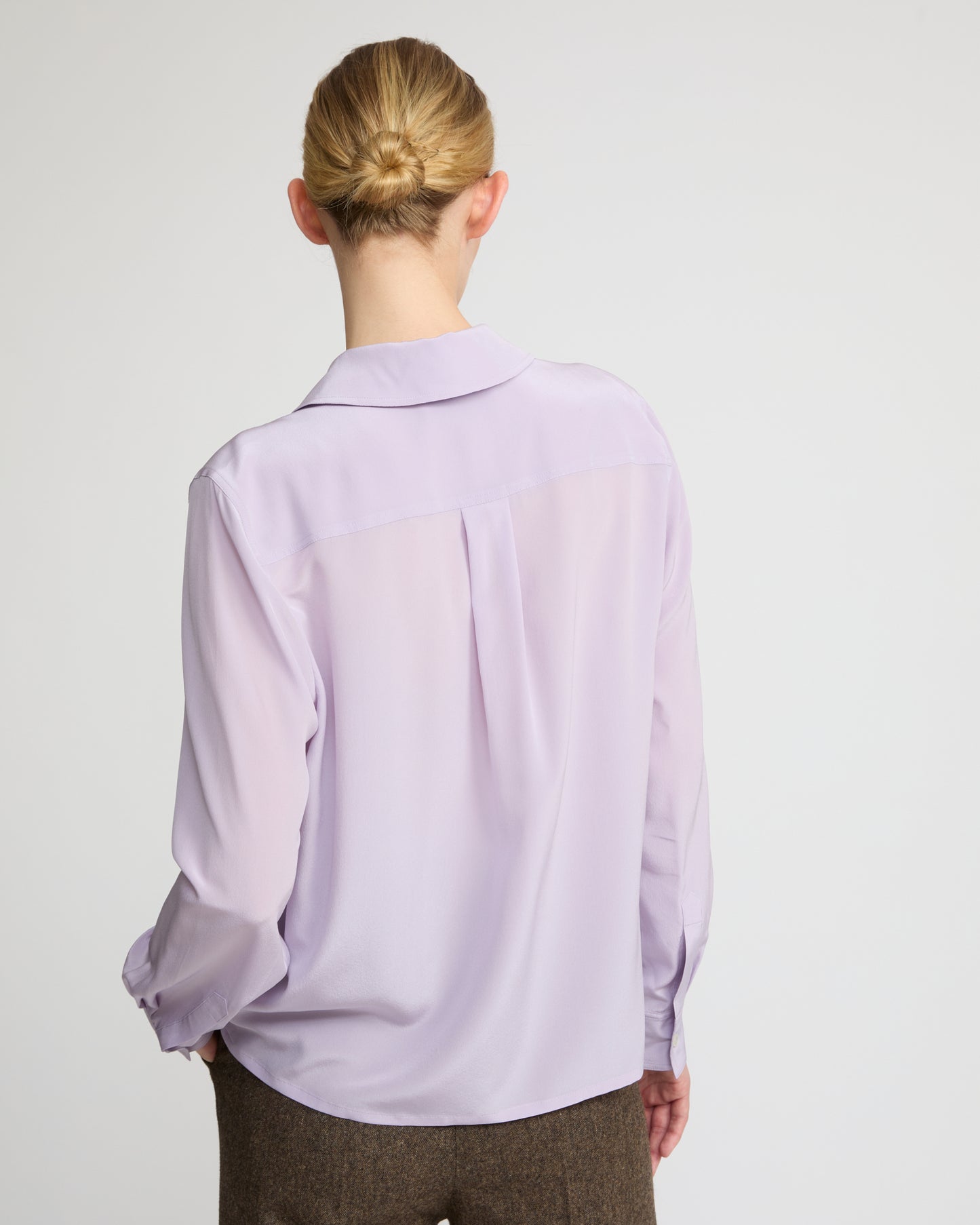 Light silk crepe blouse