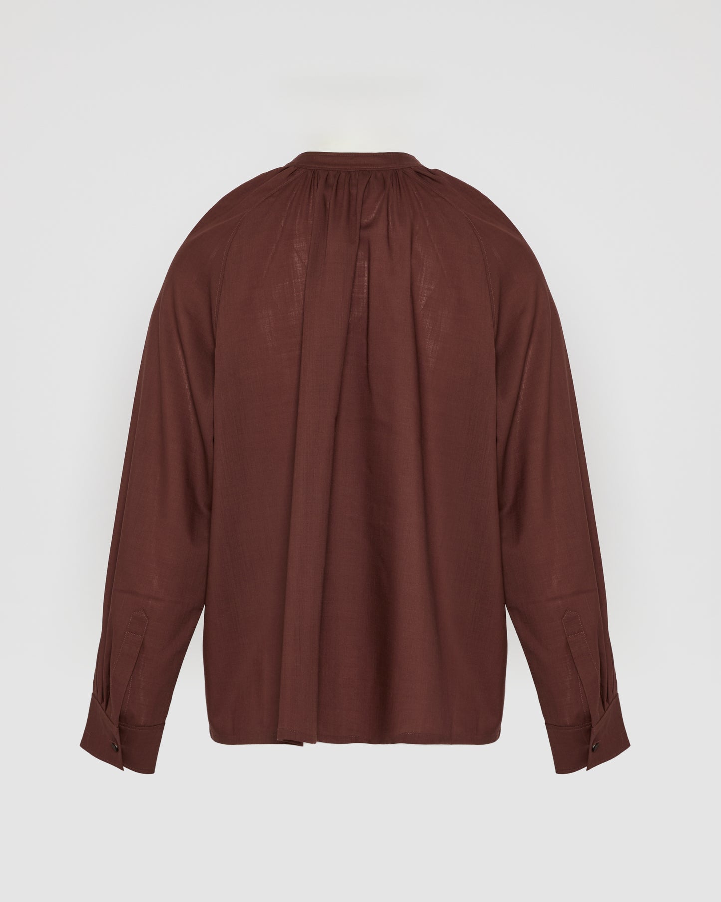 Wool voile shirt