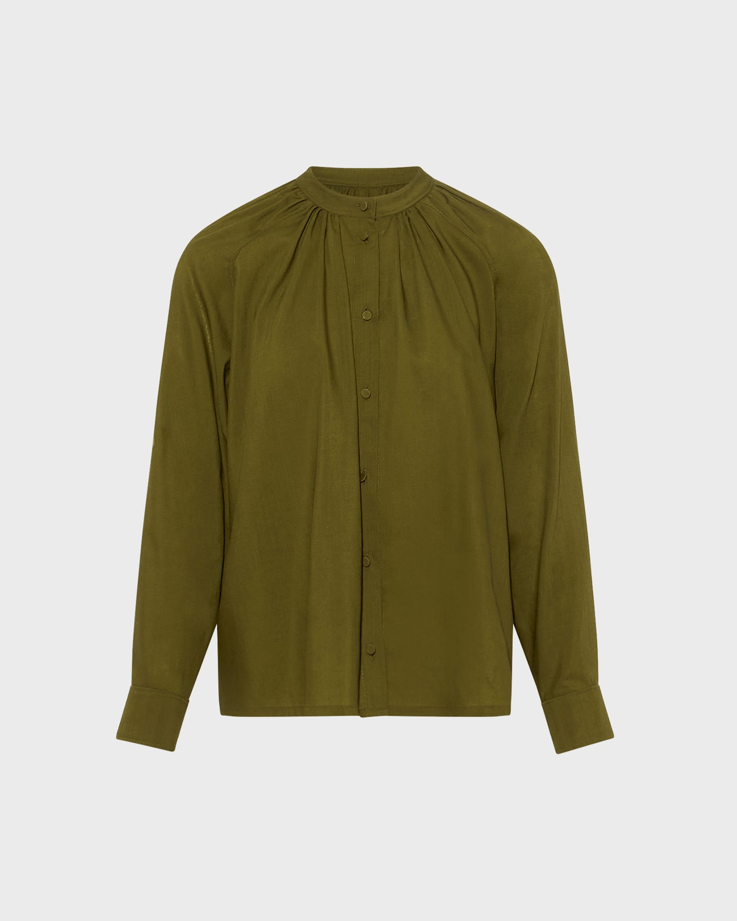 Wool voile shirt
