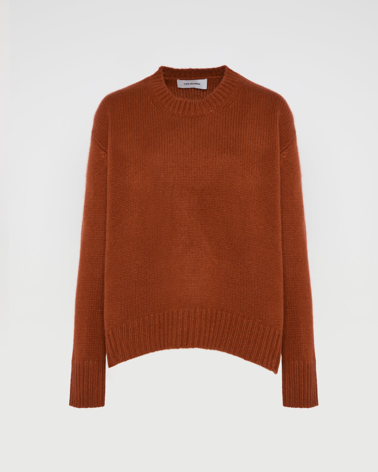 Regular cashmere knit jumper -Yves Salomon