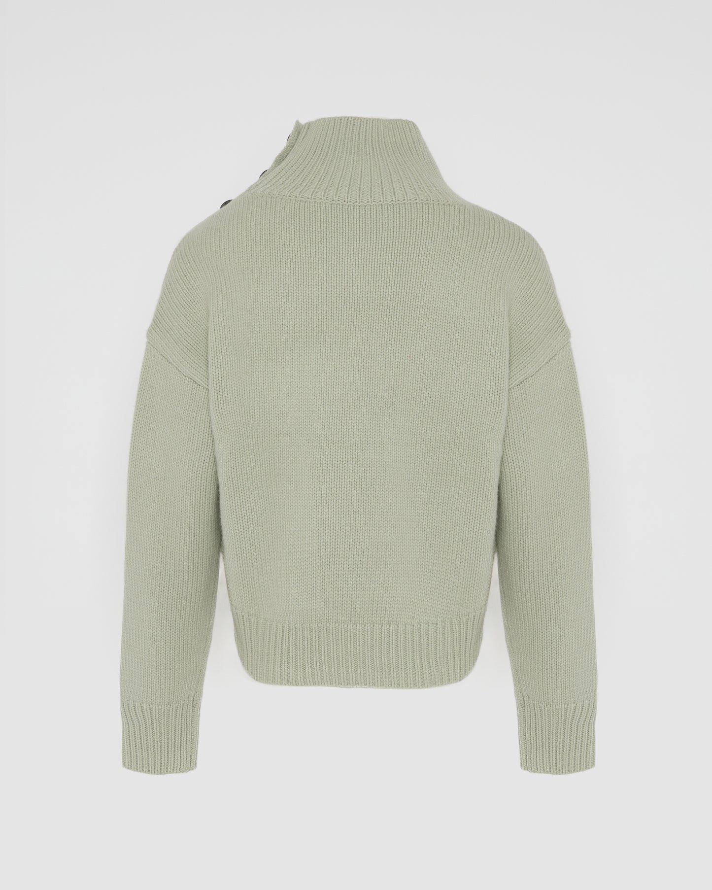 Short oversized knitted jumper -Yves Salomon
