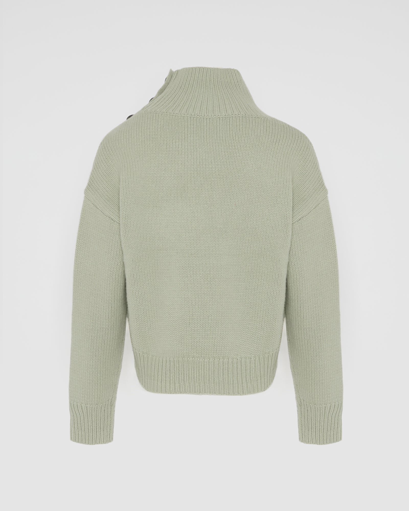 Short oversized knitted jumper -Yves Salomon