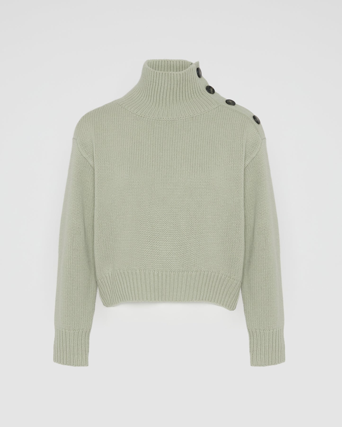 Short oversized knitted jumper -Yves Salomon