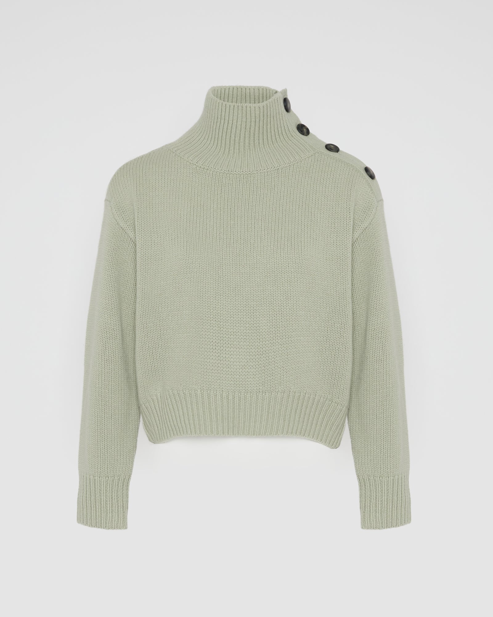 Short oversized knitted jumper -Yves Salomon