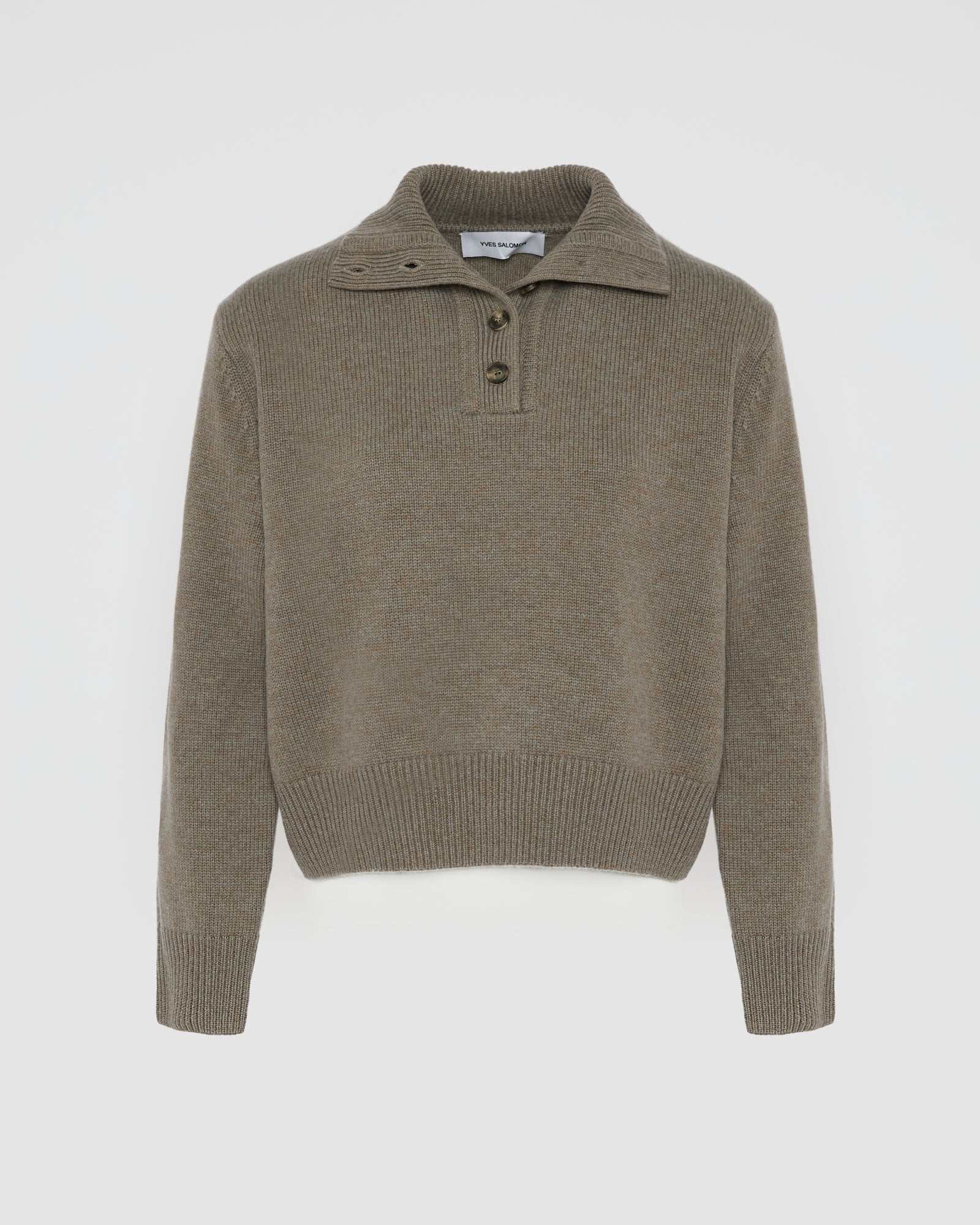 High neck knit jumper -Yves Salomon