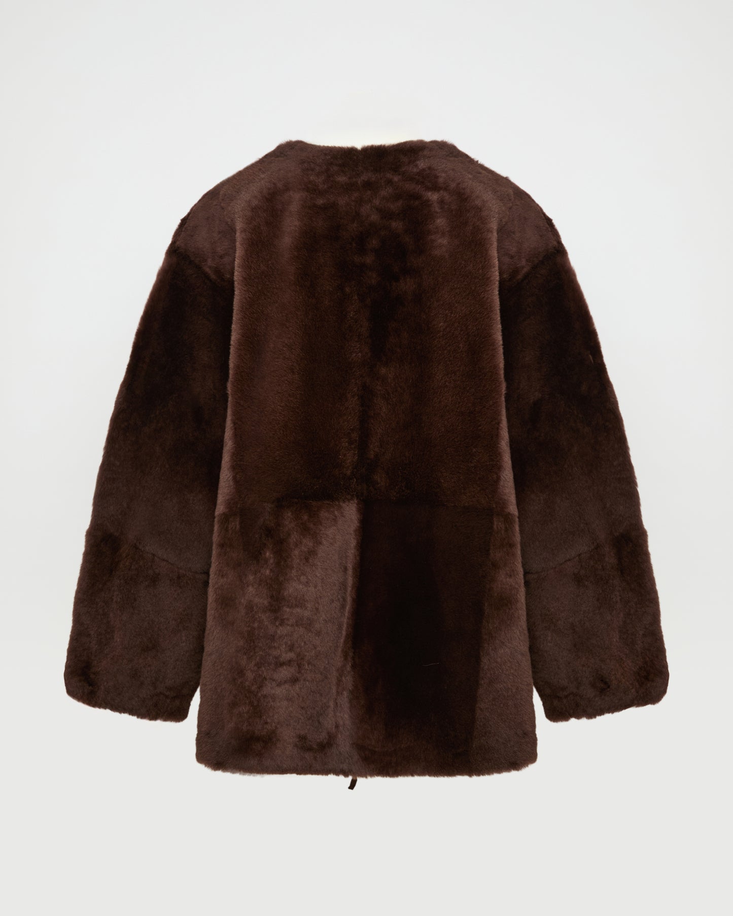 Lambskin shearling sweatshirt -Yves Salomon