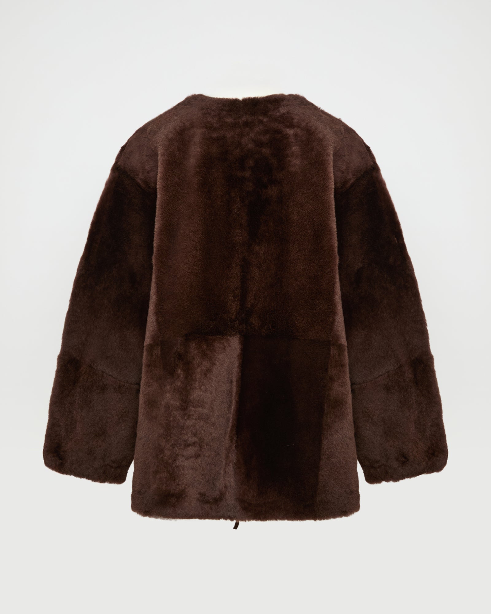 Lambskin shearling sweatshirt -Yves Salomon