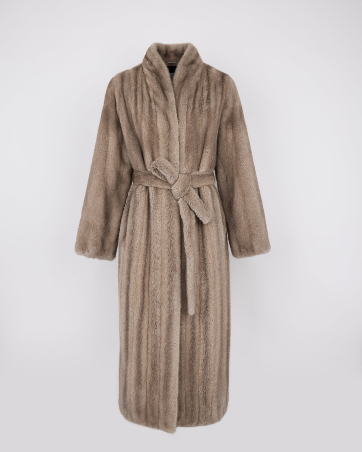 Long mink fur coat with long hair - Yves Salomon - New Fall/Winter Collection