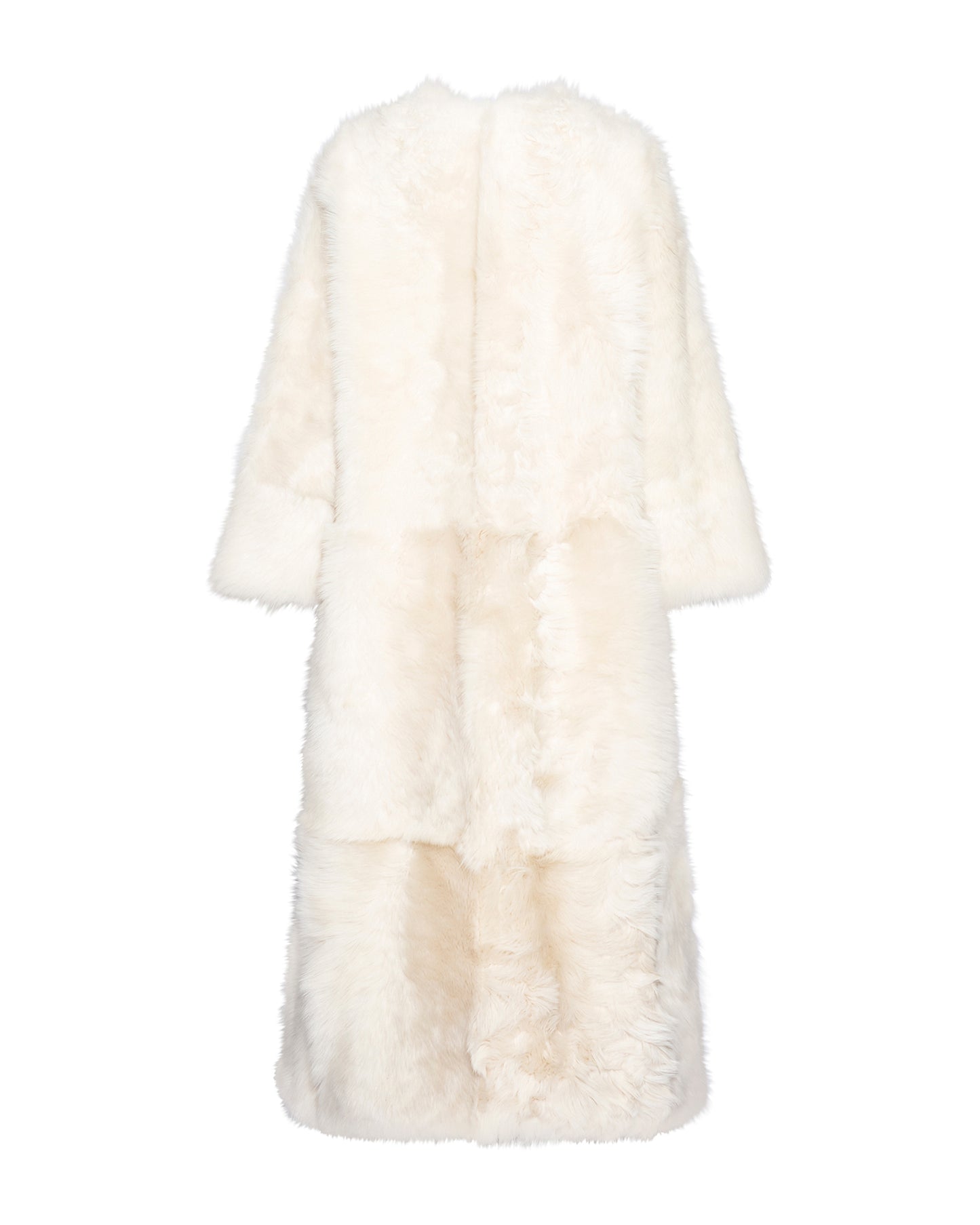 Extra long Toscana lambskin shearling coat -Yves Salomon