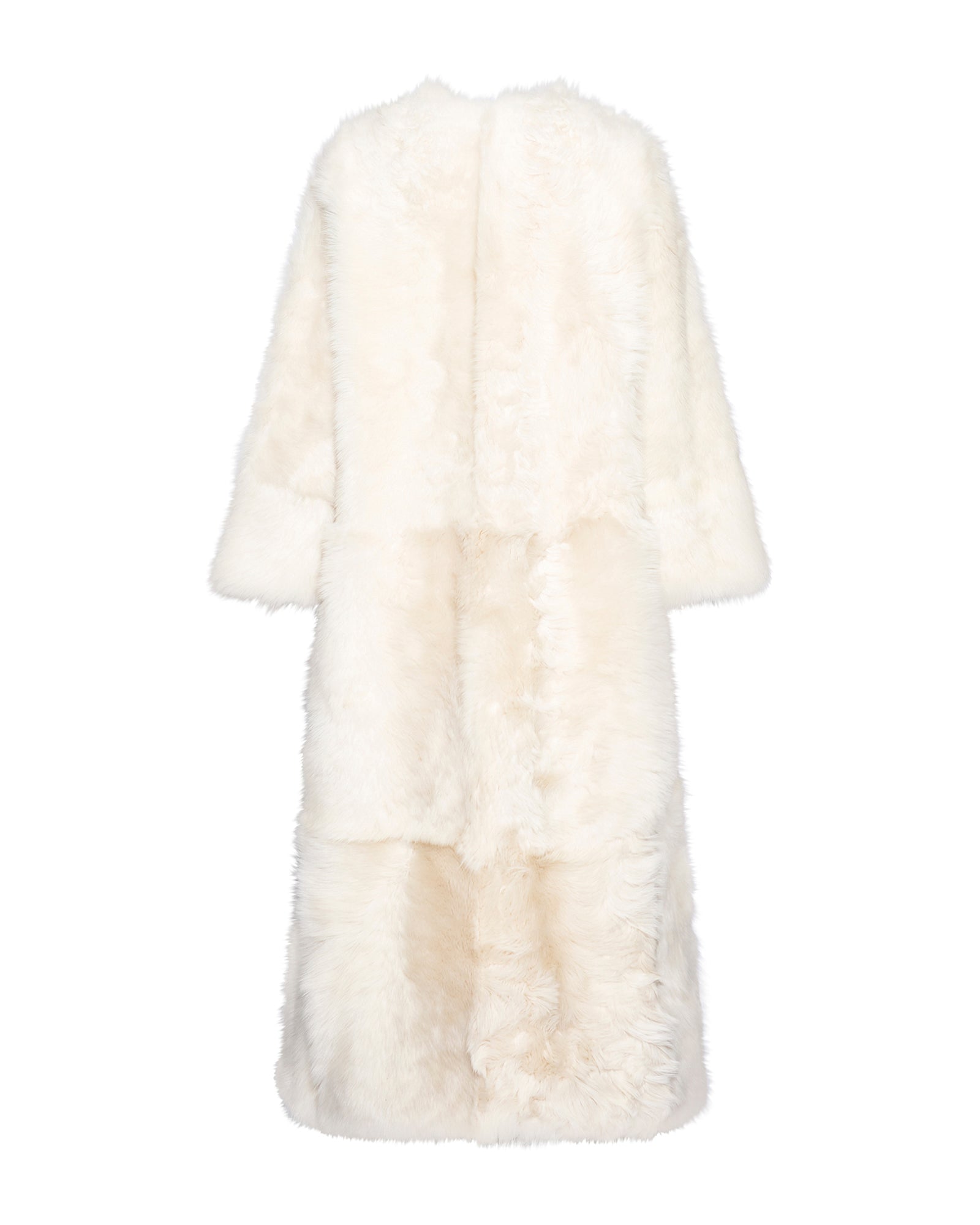 Extra long Toscana lambskin shearling coat -Yves Salomon