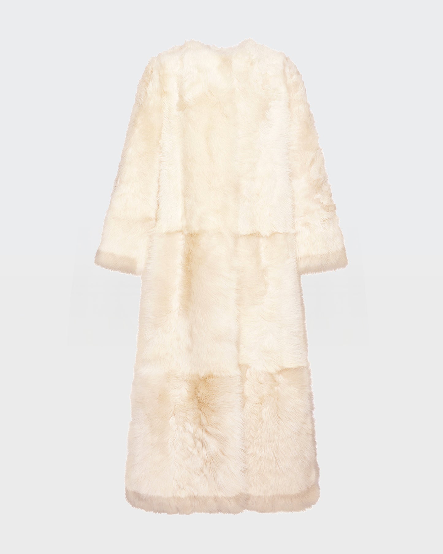 Extra long Toscana lambskin shearling coat