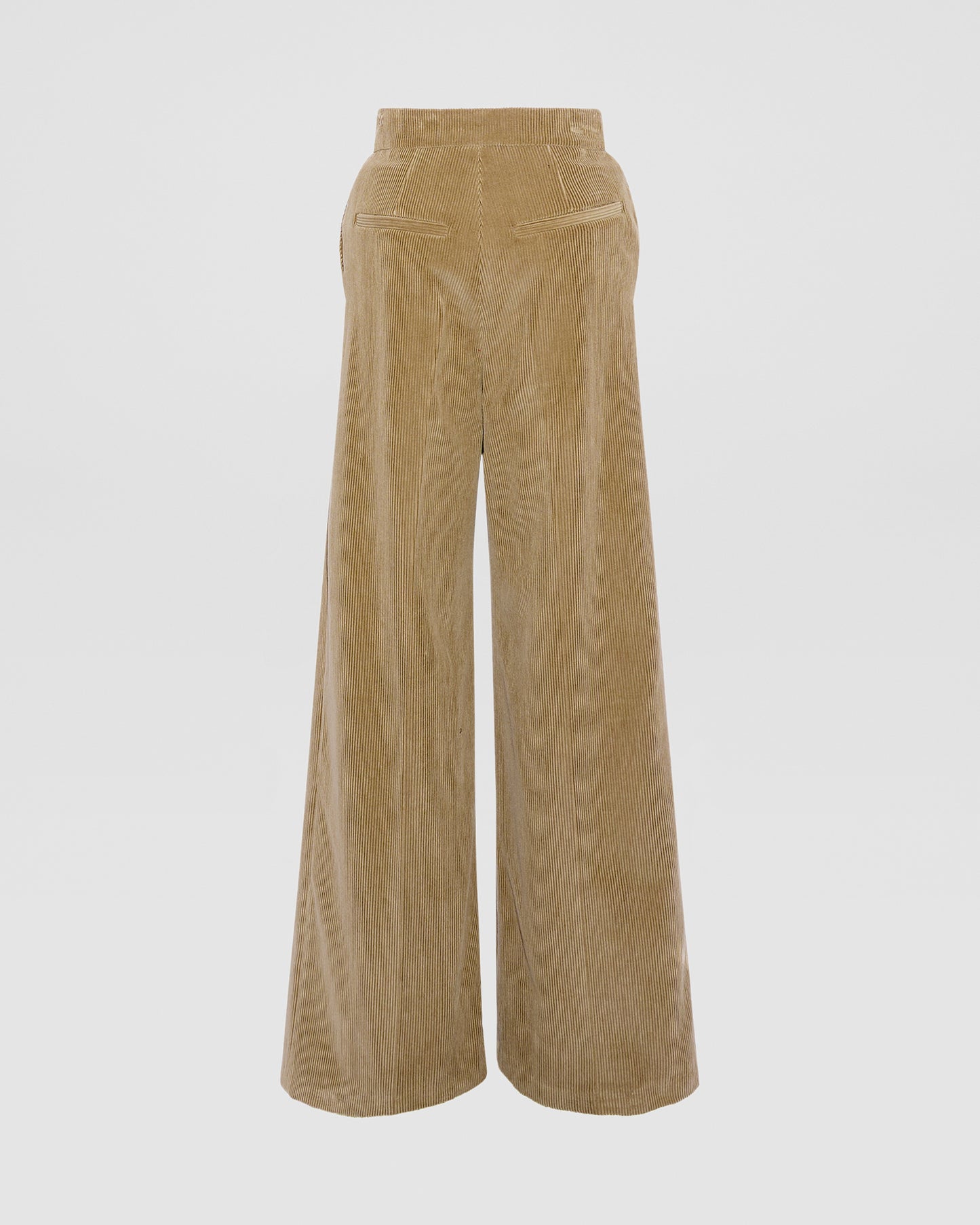 Corduroy velvet wide leg trousers