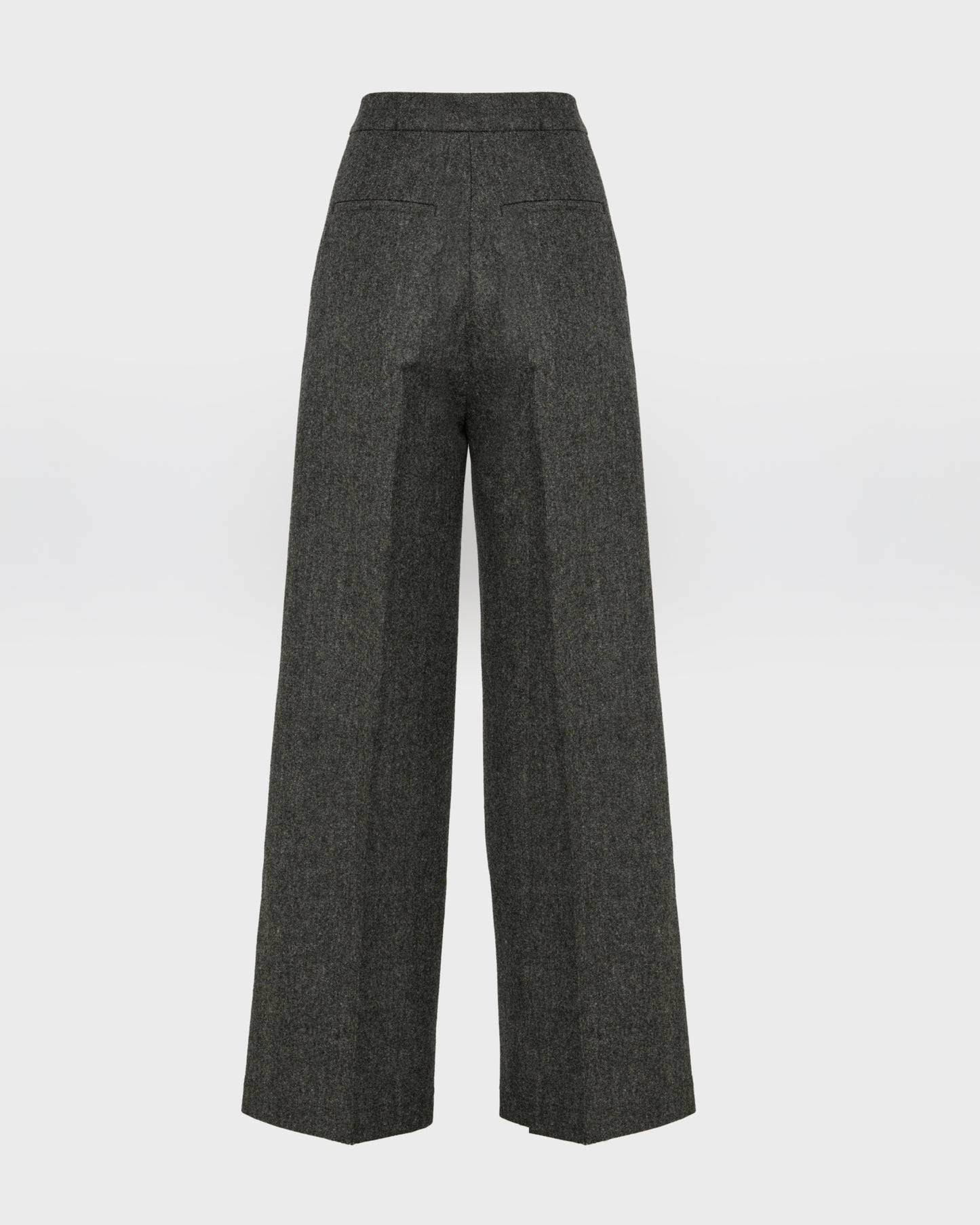 Flannel tailored trousers -Yves Salomon