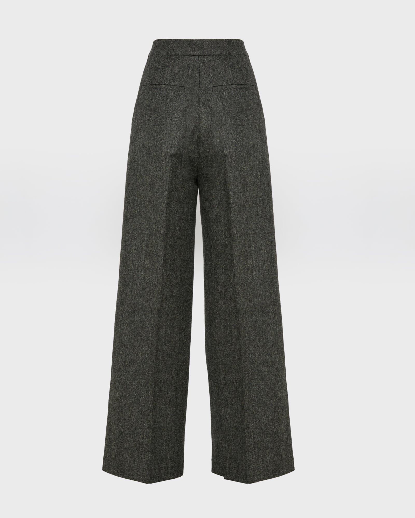 Flannel tailored trousers -Yves Salomon