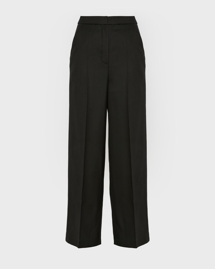 Flannel tailored trousers