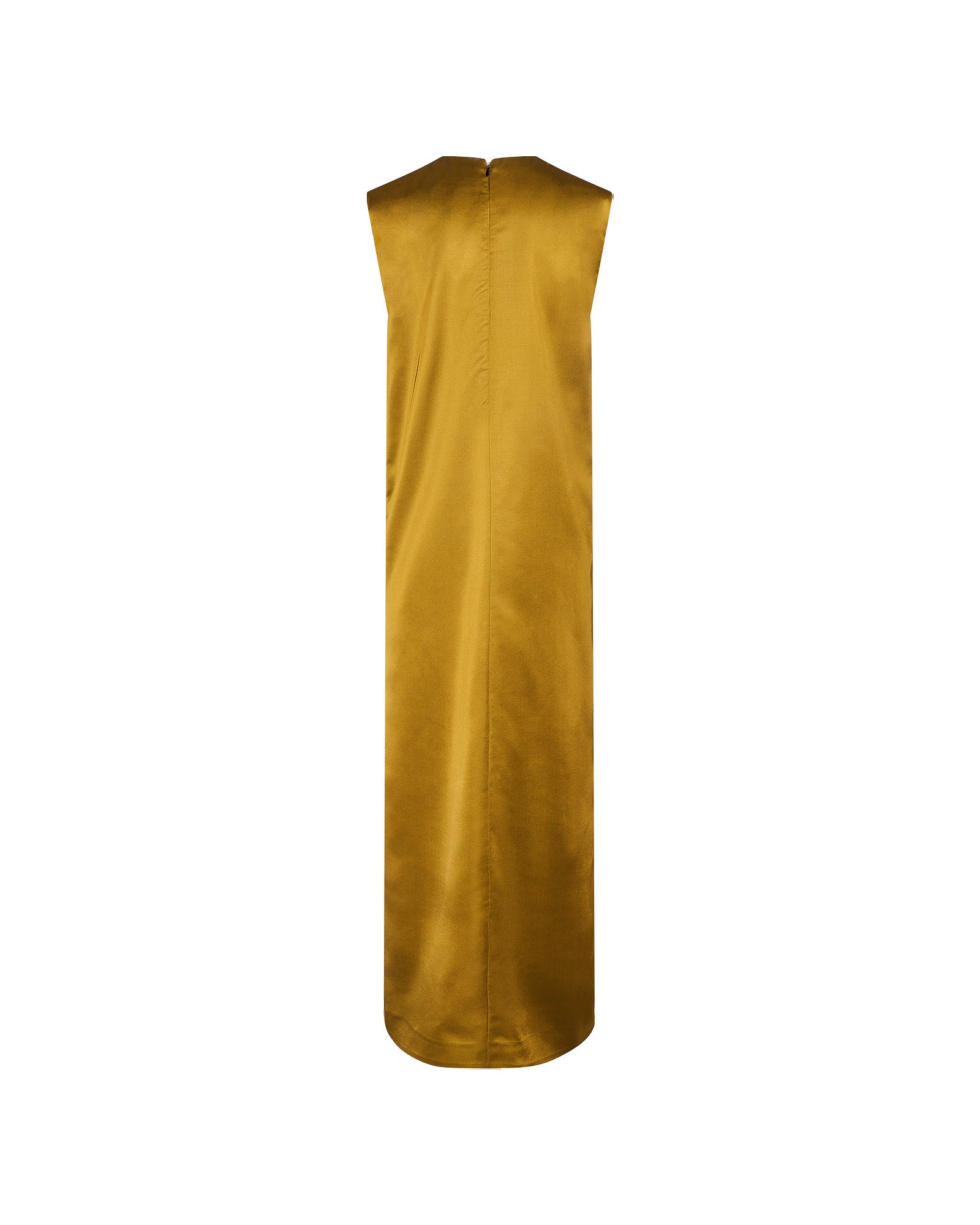 Heavy wool satin maxi dress -Yves Salomon