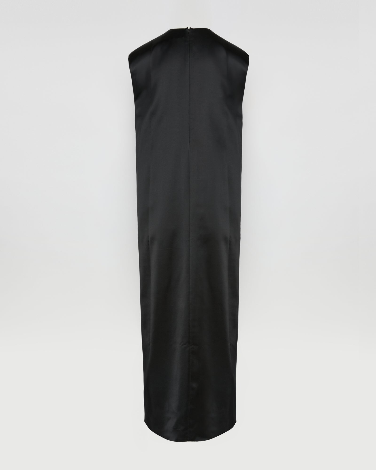 Heavy wool satin maxi dress -Yves Salomon