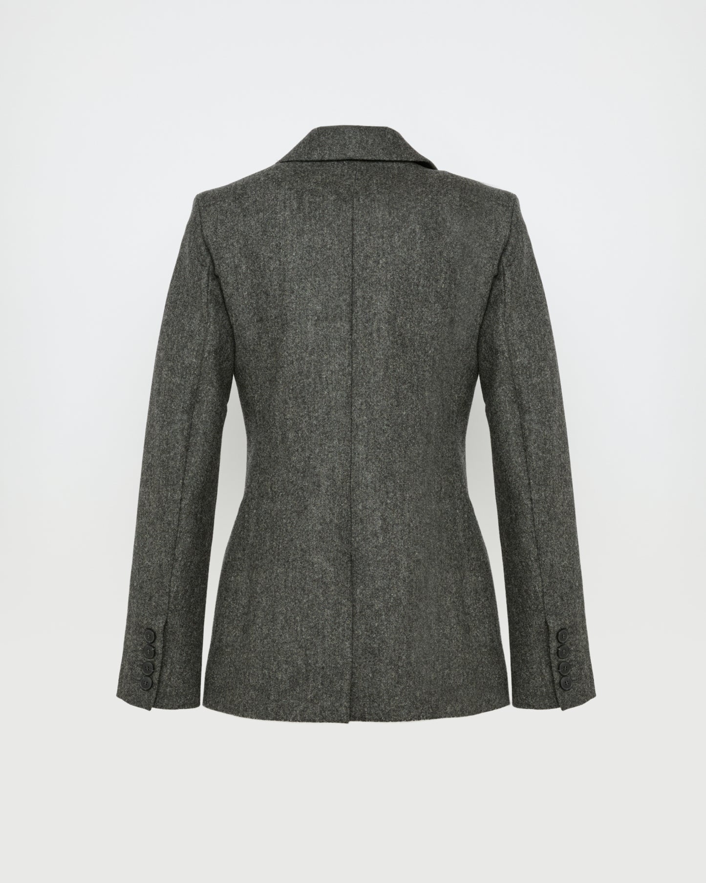 Flannel tailored jacket -Yves Salomon