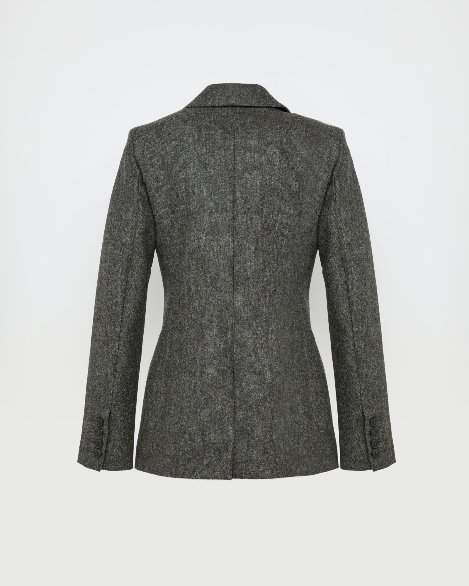 Flannel tailored jacket -Yves Salomon