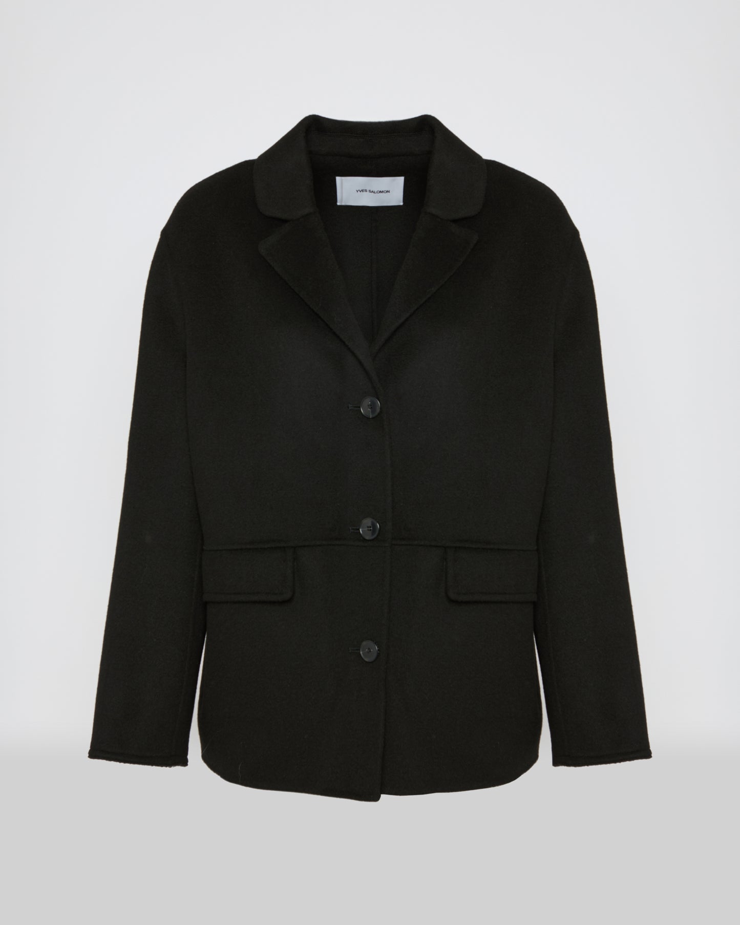 Double-sided cashmere-blend jacket