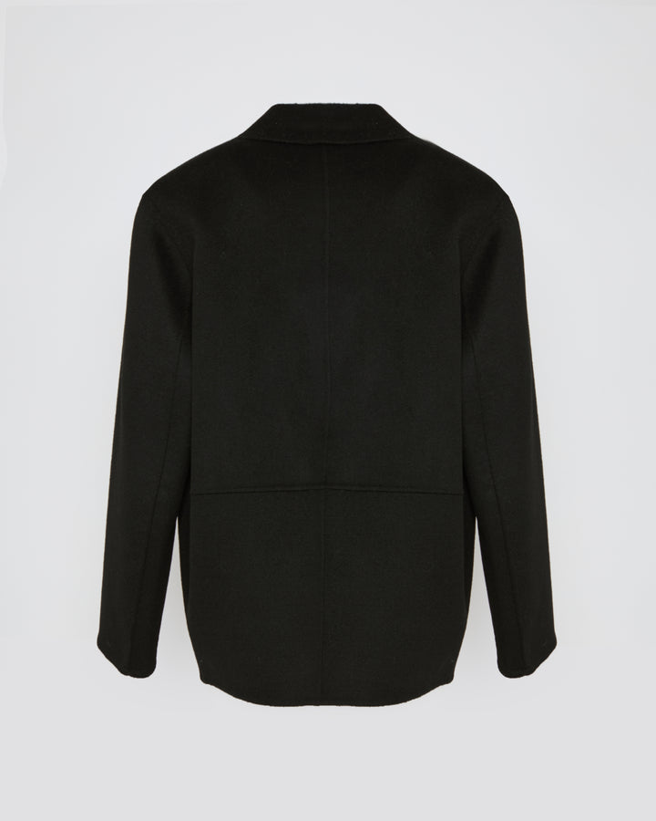 Double-sided cashmere-blend jacket