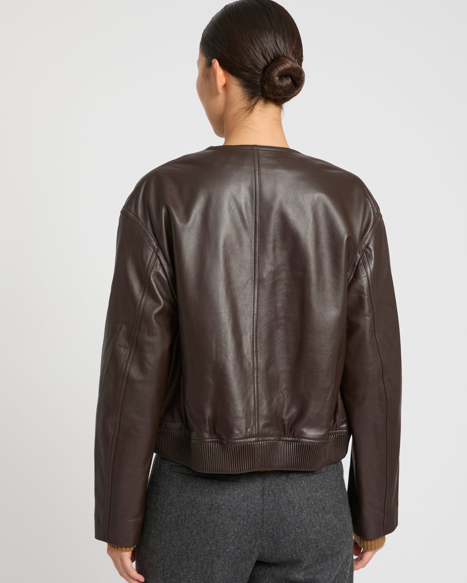 Lamb leather jacket -Yves Salomon