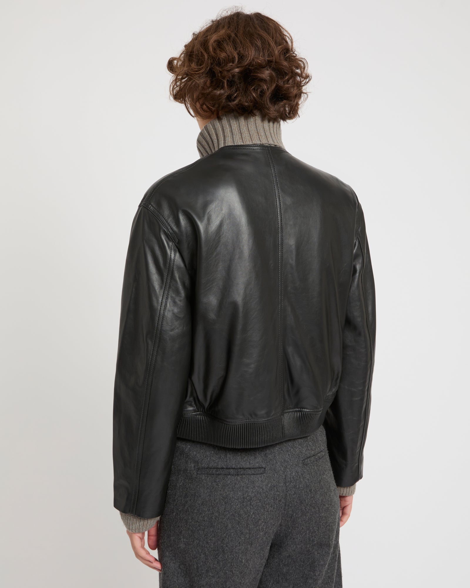 Lamb leather jacket -Yves Salomon
