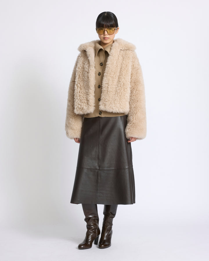 Cashmere lambskin and Merino knit jacket - Yves Salomon - New Fall/Winter Collection