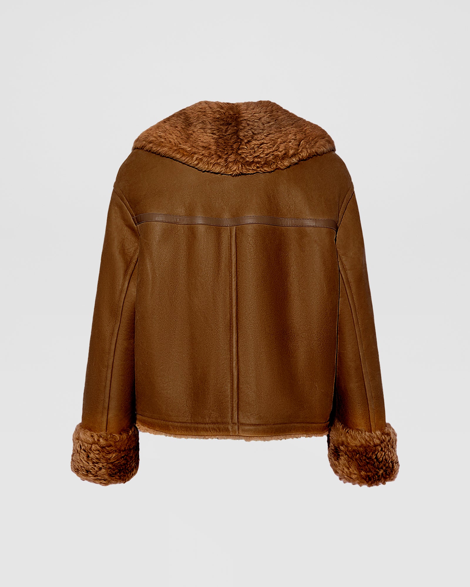 Gonfio Merino lambskin boxy jacket -Yves Salomon