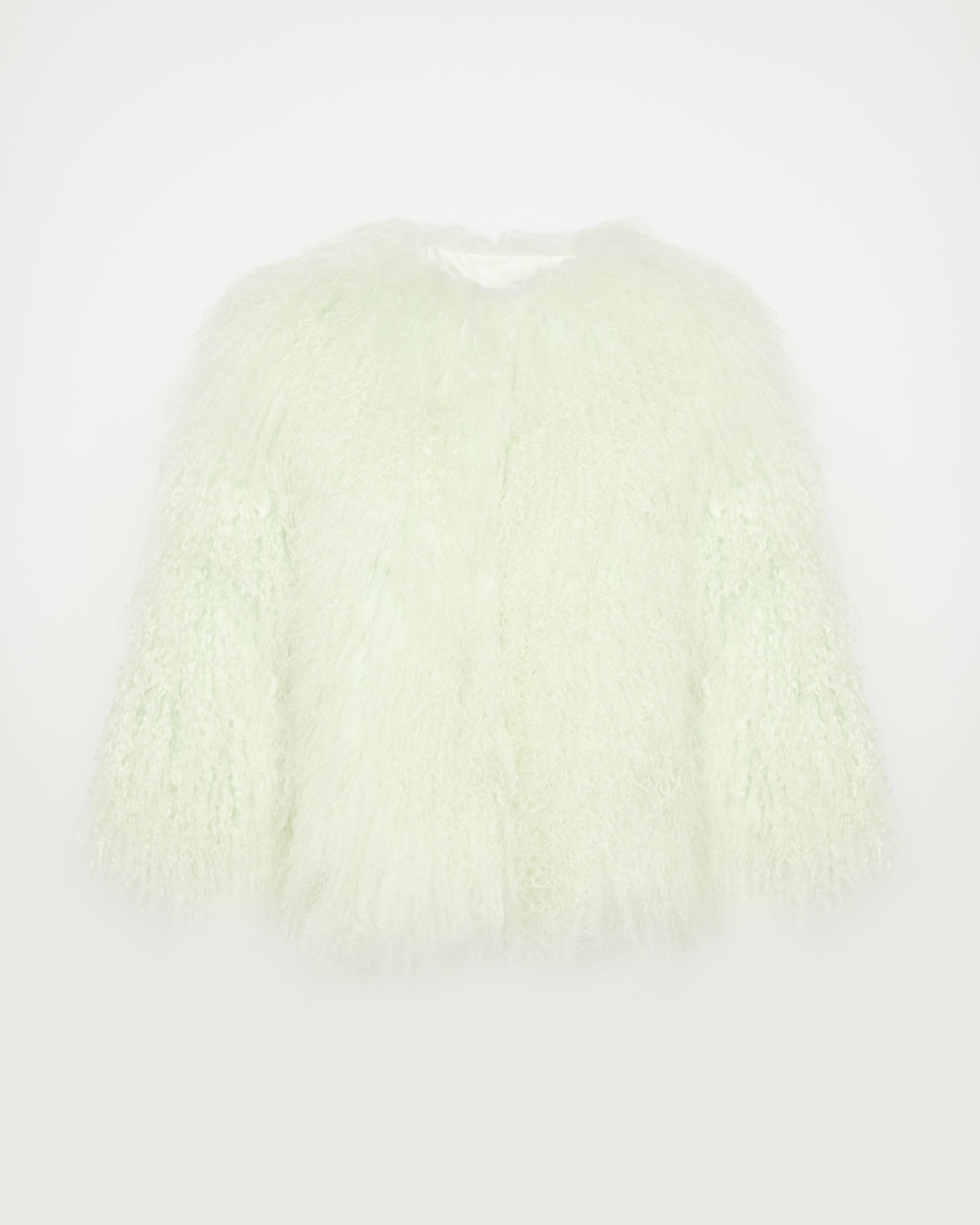 Short jacket in Mongolian lamb -Yves Salomon