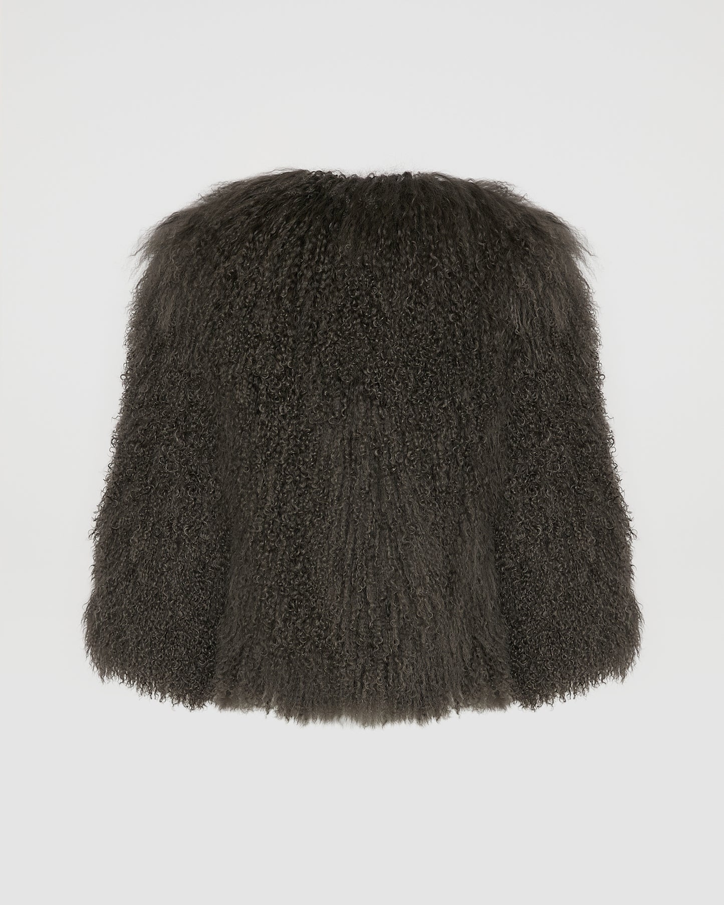 Short jacket in Mongolian lamb