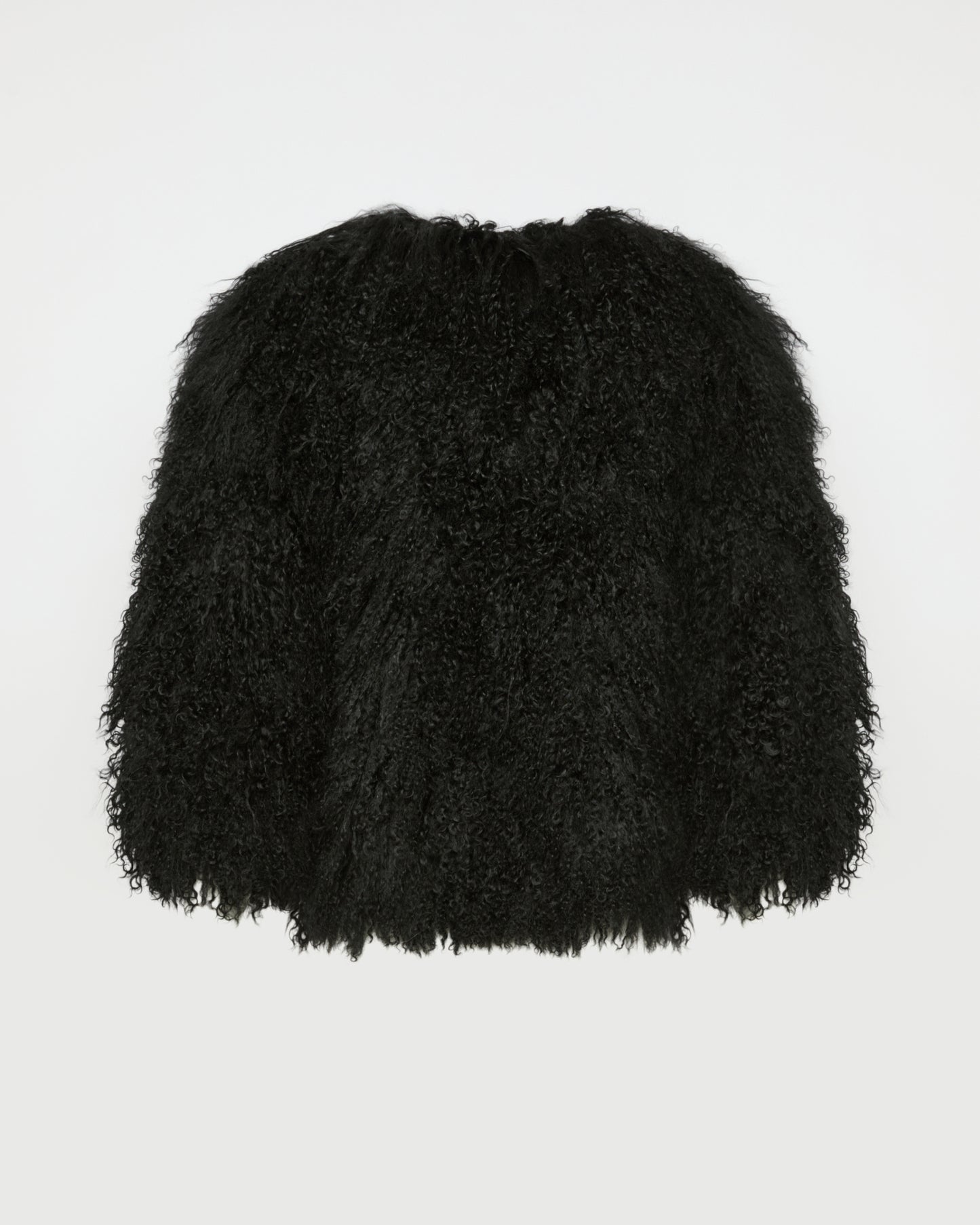 Short jacket in Mongolian lamb -Yves Salomon