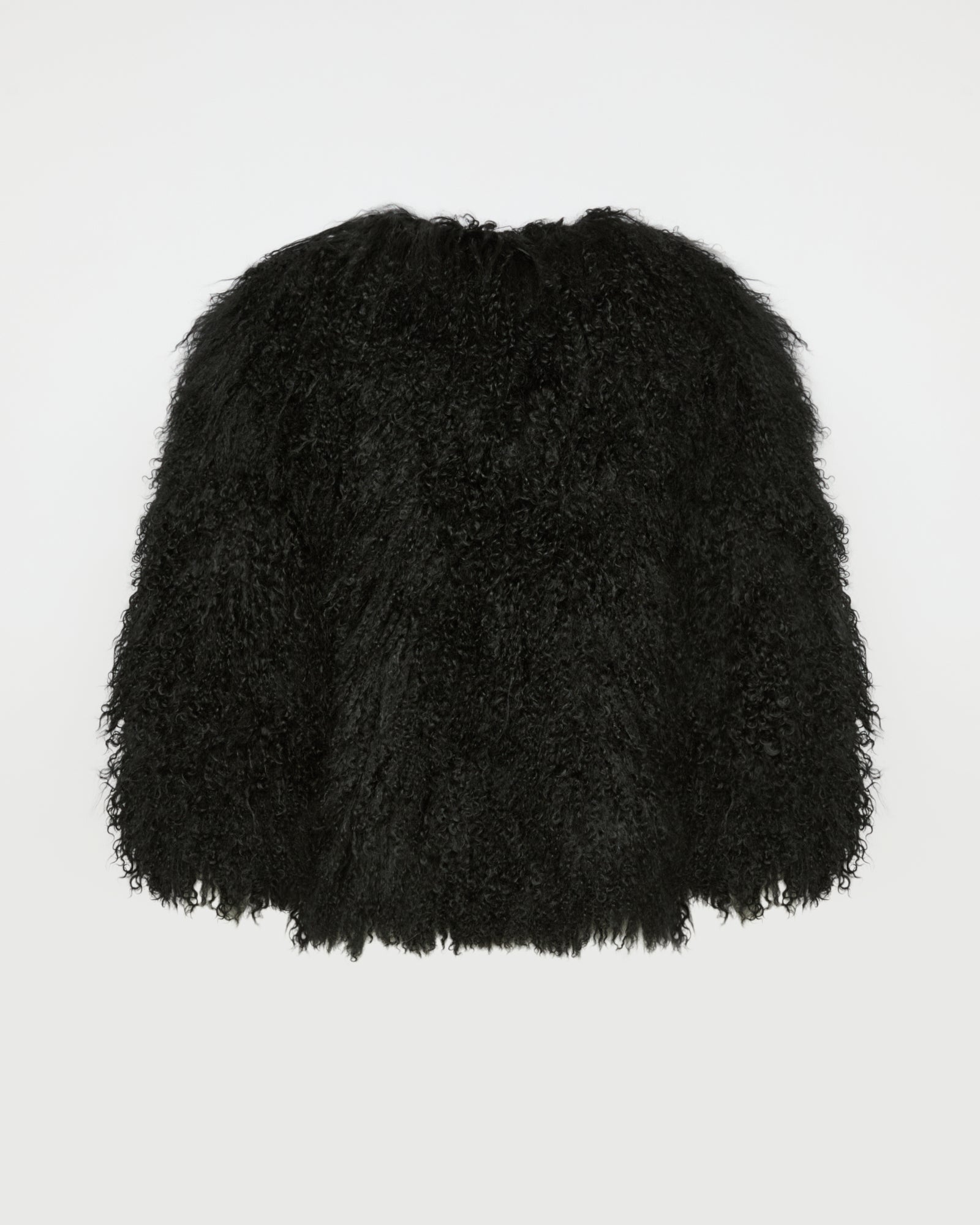 Short jacket in Mongolian lamb -Yves Salomon