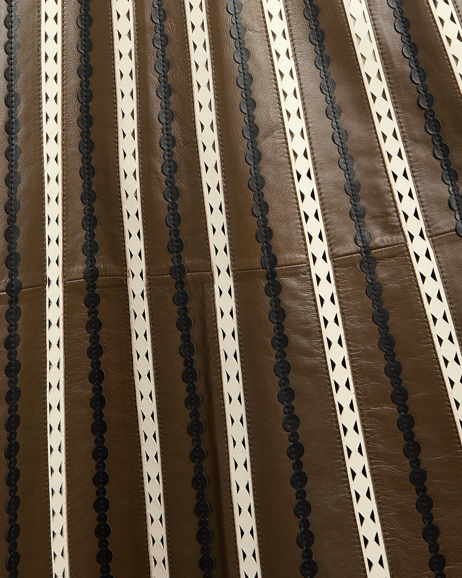 Perforated leather maxi skirt -Yves Salomon - New spring summer collection